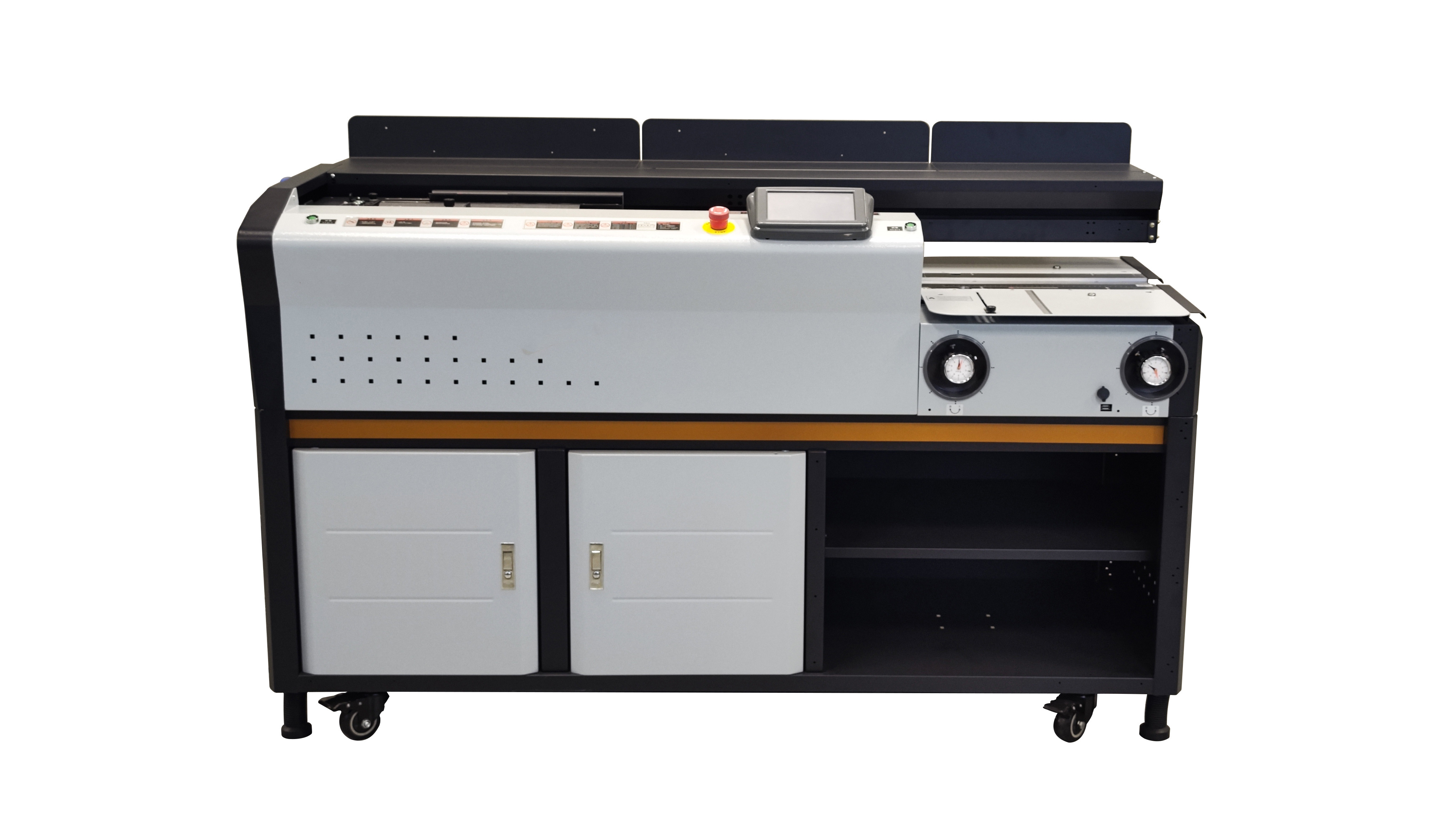 HS-S80双胶辊变频高速胶装机